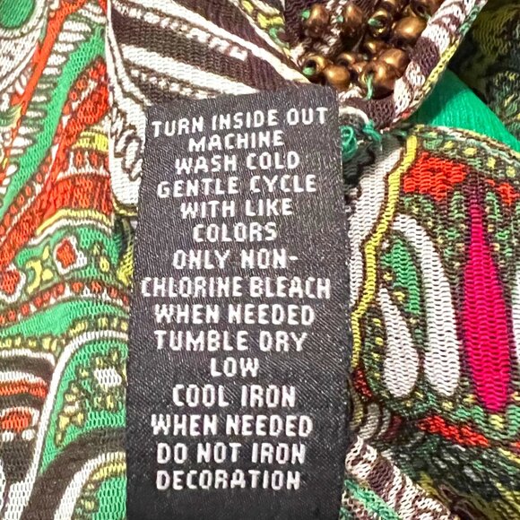 INC International Concepts-Women's Beaded Crystal Sleeveless Tunic Lined XL Top - Picture 15 of 16